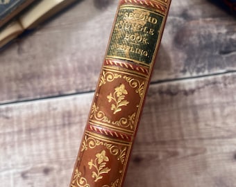 1906 Le Second Livre de la Jungle de Rudyard Kipling ; Reliure plein veau