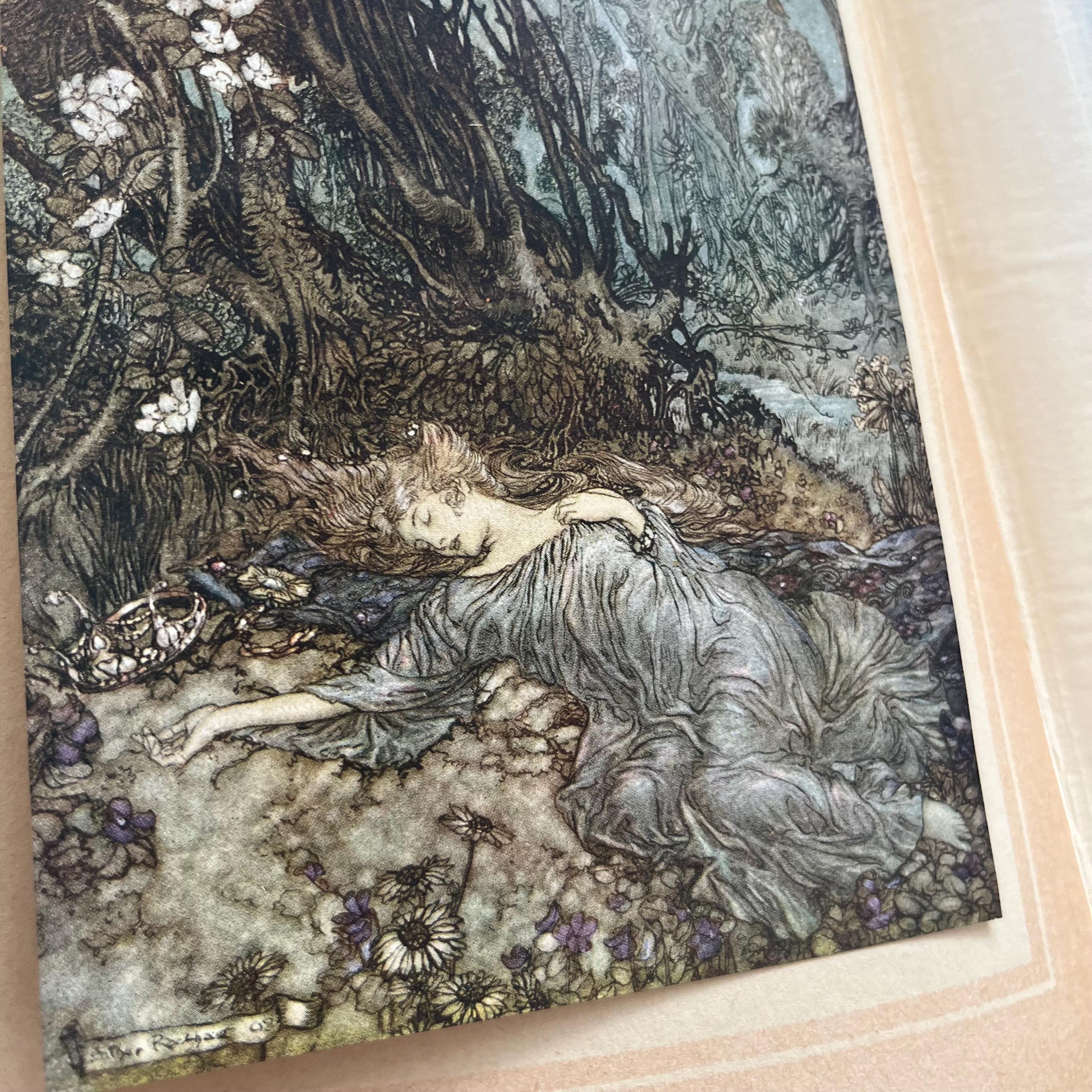 真夏の夜の夢』：アーサー・ラッカムの挿絵入り1925年ヴィンテージ本