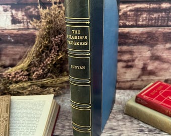 1849 Half Leather edition of The Pilgrim’s Progress by John Bunyan