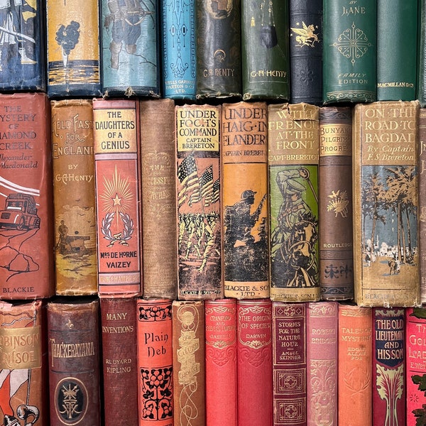 The Original Adopt an Antique Book...Give a Well Loved Antique Book a Home...these books are a bit more well loved and looking for new homes