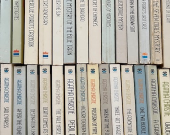 Adopt an Agatha Christie Book...Give a Well Loved Vintage Paperback Book a Home