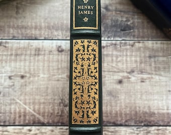 1983 Siete cuentos de Henry James; Libro de la Biblioteca Franklin, encuadernado en piel.
