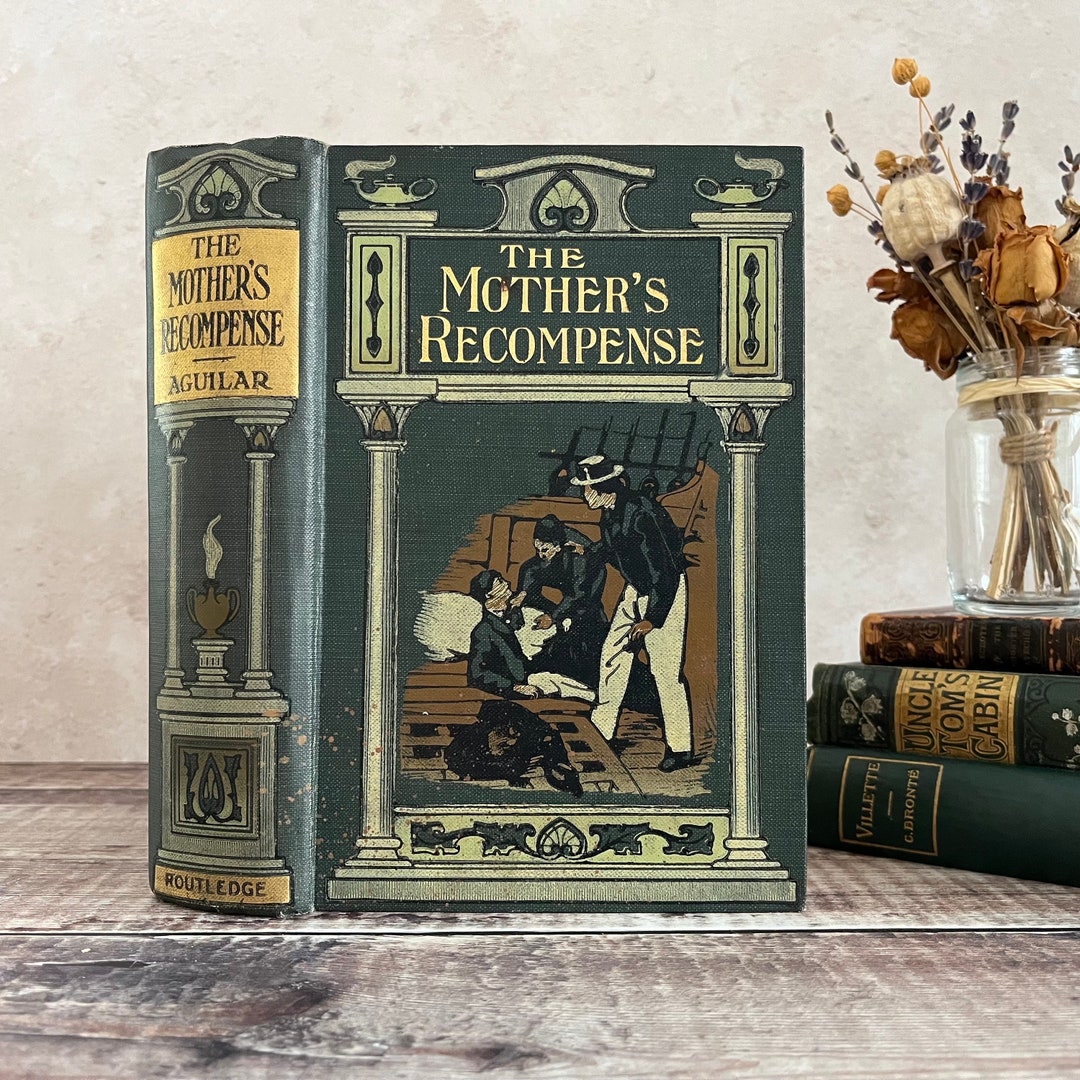 Recompense Book The Mother's Recompense by Grace Aguilar Vintage Antique Decorative ...