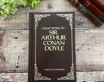 1984 Great Works of Sir Arthur Conan Doyle The Illustrated Sherlock Holmes Treasury Vintage Book...published by Chatham River Press