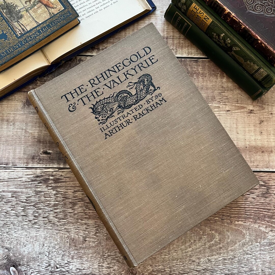 1920 Rhinegold and Valkyrie Book: Arthur Rackham Color Illustrations - Etsy