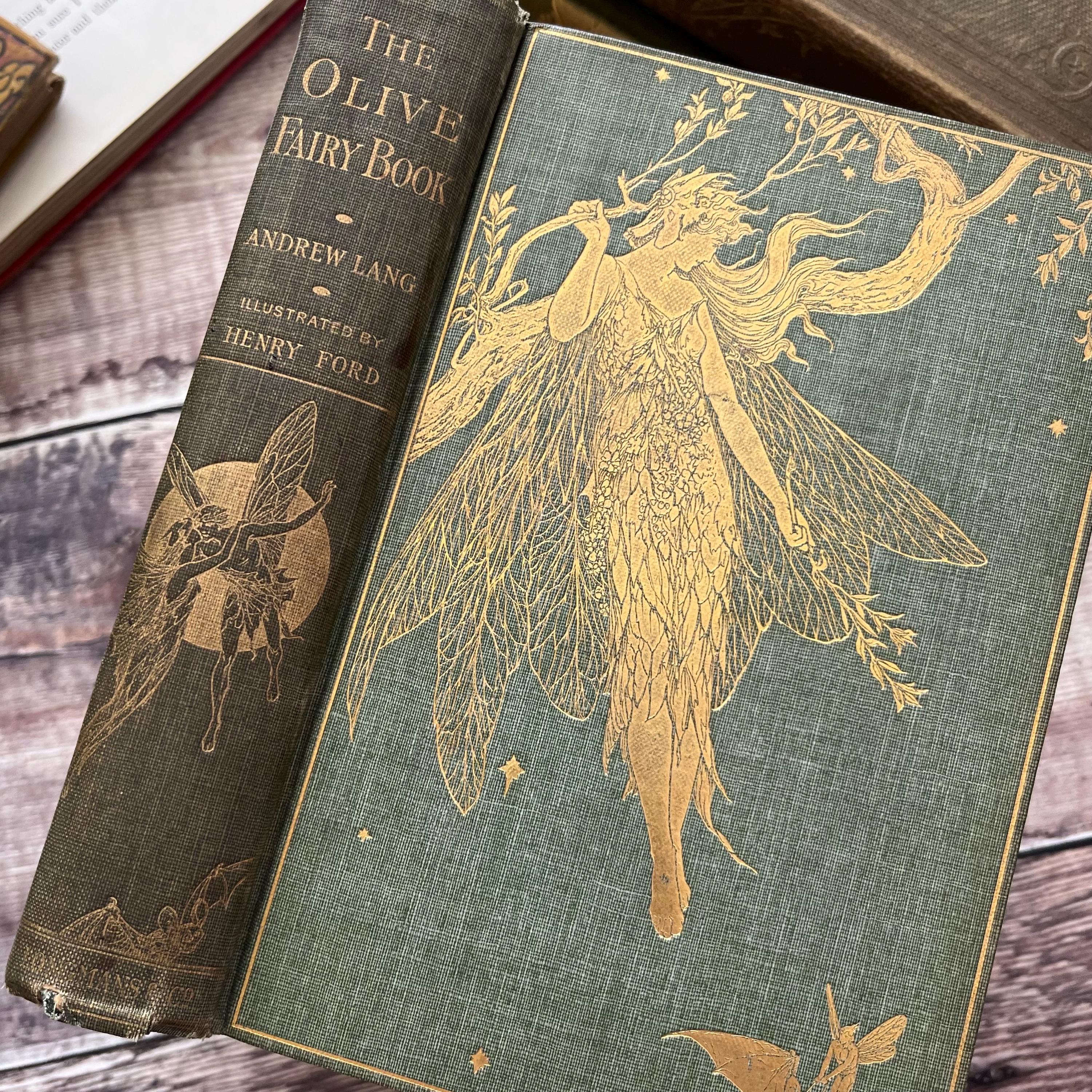 1907 Olive Fairy Book First Edition: Andrew Lang, Illustrated