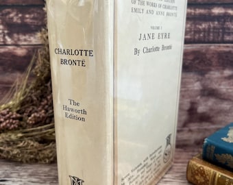 Jane Eyre de Charlotte Brontë, 1940; Libro antiguo con sobrecubierta.
