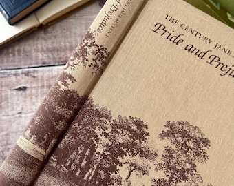 1985 Duma i uprzedzenie Jane Austen; zabytkowa książka z kolorowymi ilustracjami