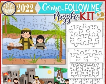 Old Testament DIY Puzzle Kit, Come Follow Me, MARCH, APRIL, Joseph Part 1 and 2, Moses Part 1 and 2
