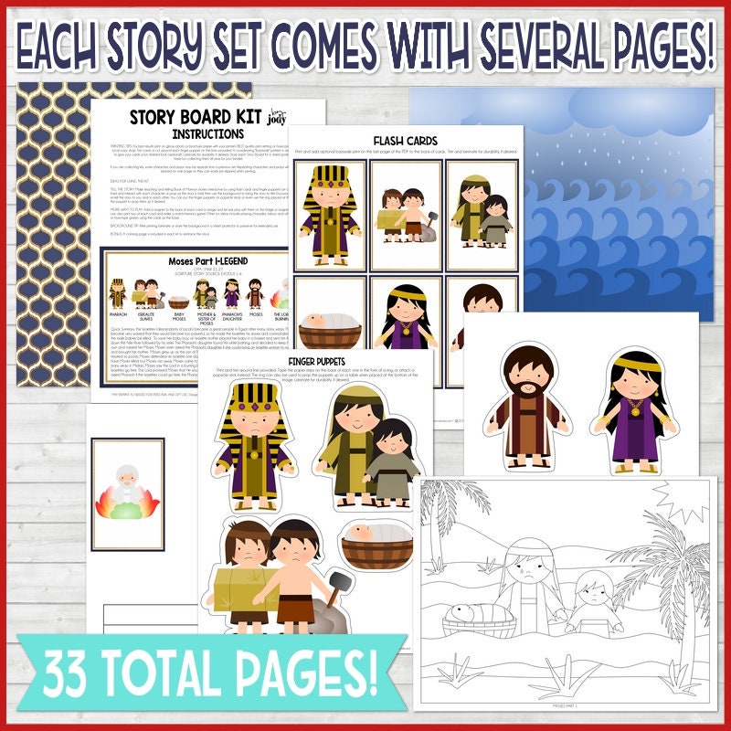 Come Follow Me Old Testament Storyboard Kit 2 MARCH-APRIL | Etsy