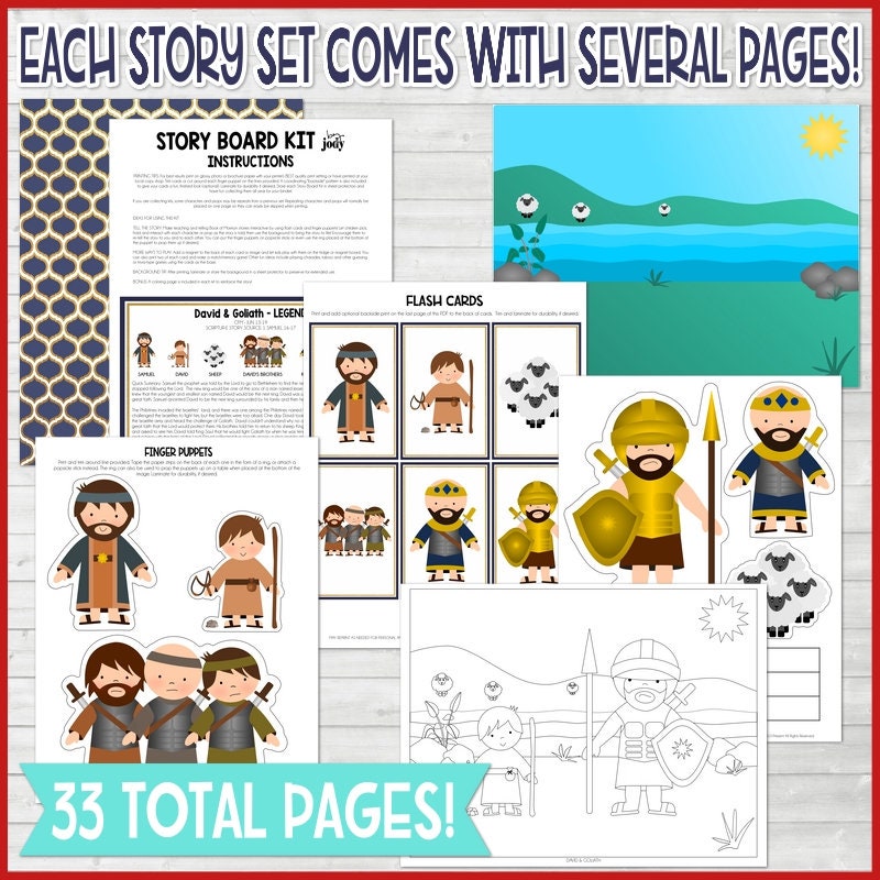 Come Follow Me Old Testament Storyboard Kit 4 MAY-JUNE 2022 - Etsy