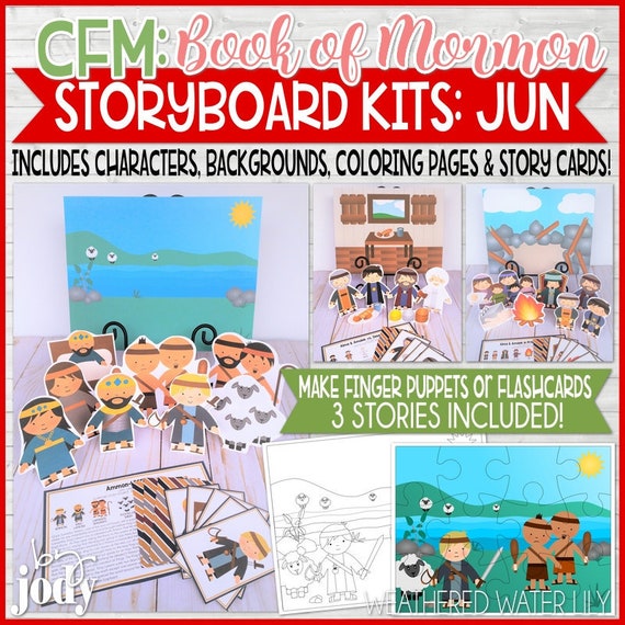 Come Follow Me Book Of Mormon Storyboard Kit June Ammon Alma And Amulek Zeezrom Prints Art Collectibles Delage Com Br
