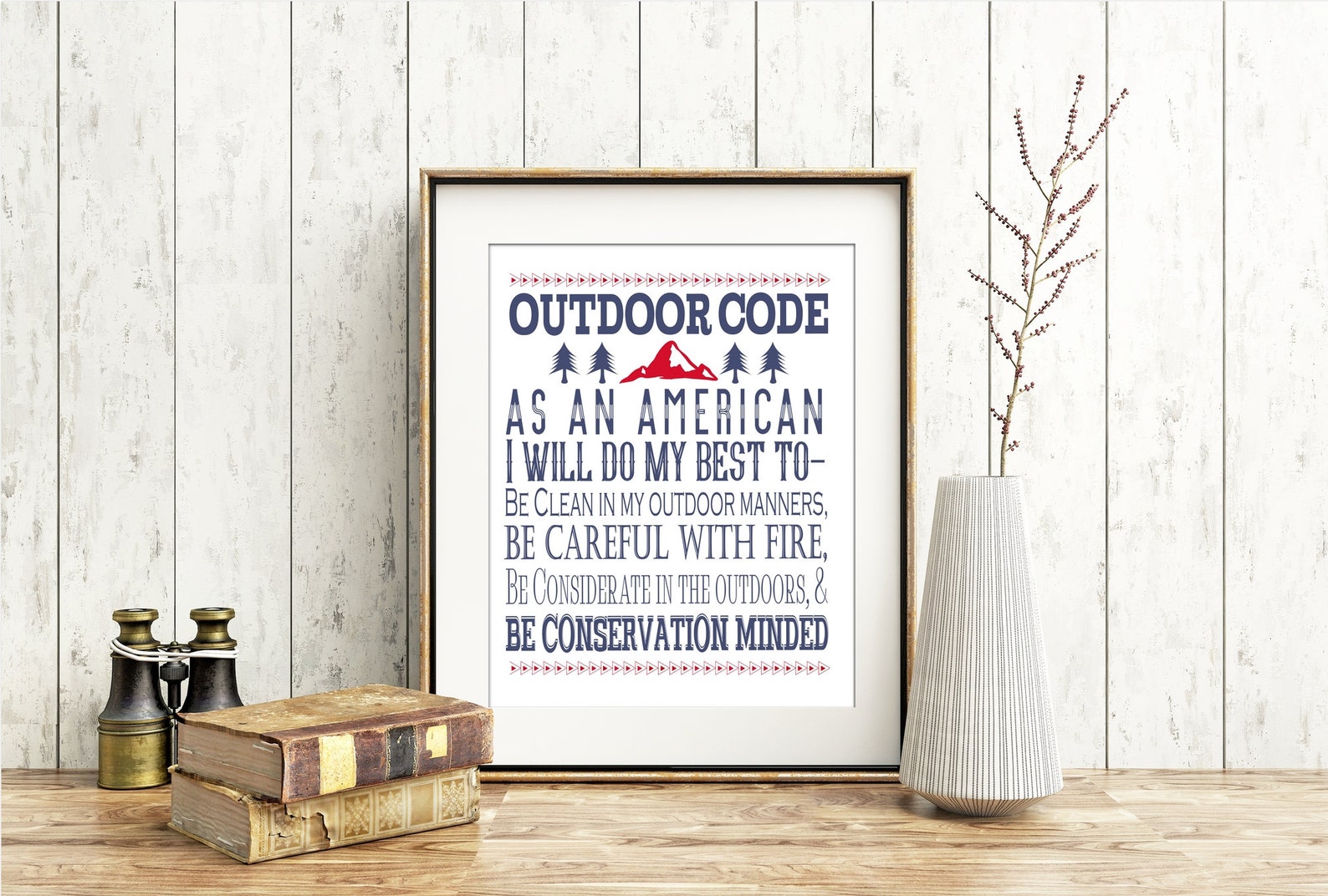 Scout Outdoor Code Digital Printable Etsy