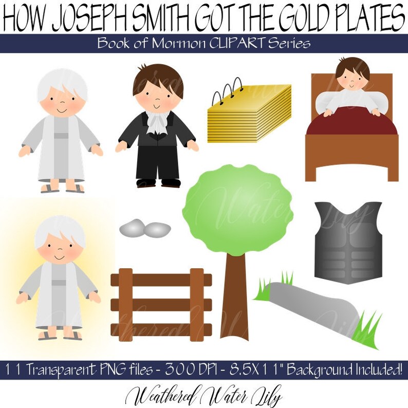 Joseph Smith Clip Artbook of Mormon Clip Art Hill Comorah | Etsy