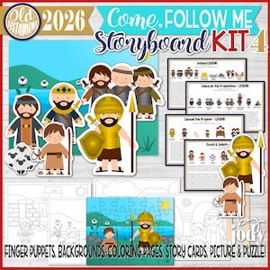 Old Testament Storyboard Kit 4, Joshua, David, Samuel (PDF)