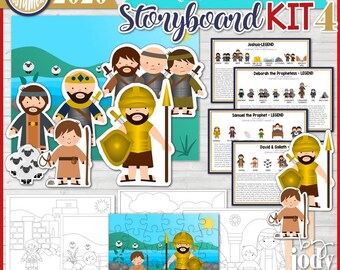 Old Testament Storyboard Kit 4, Joshua, David, Samuel (PDF)