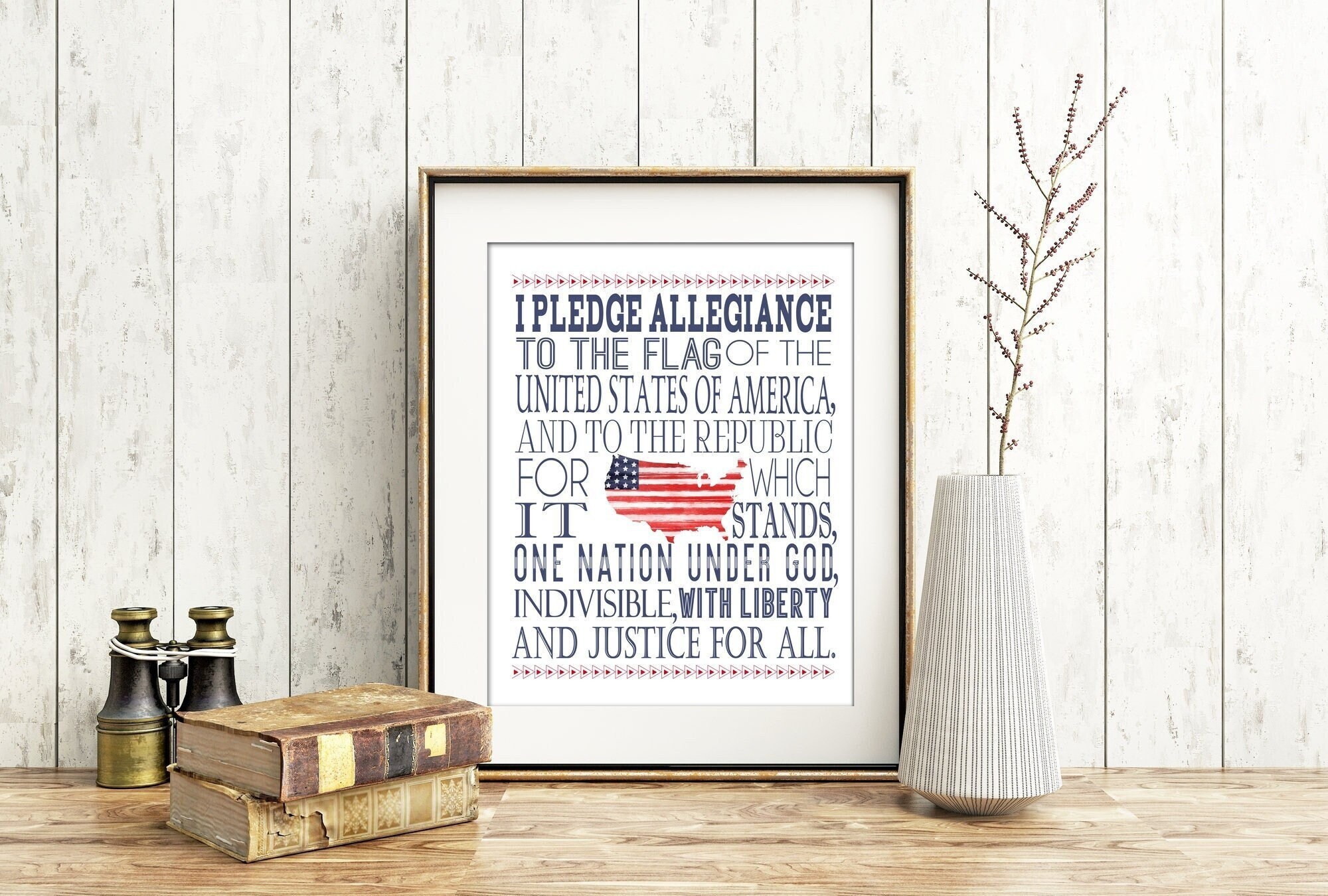The Pledge of Allegiance Printable, Digital Printable - Etsy the-pledge-of-allegiance-printable-digital-printable-etsy