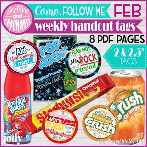 Doctrine & Covenants Favor and Gift Tags, Come Follow Me Gift Tags for FEBRUARY, Digital Printable, Handouts