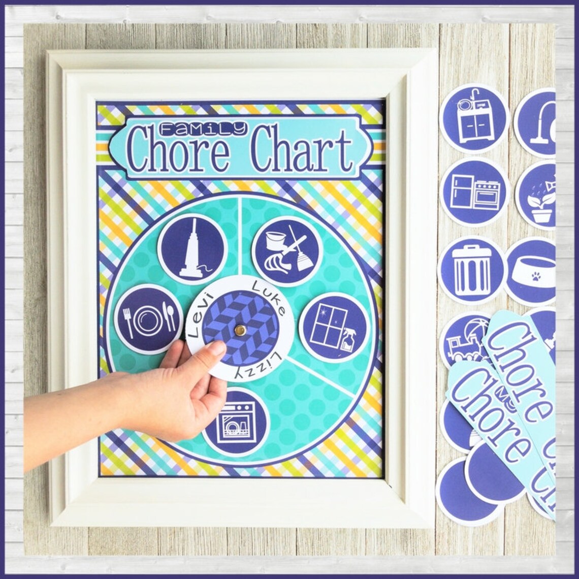 Rotating Family Chore Chart Kit (digital Download) - Etsy