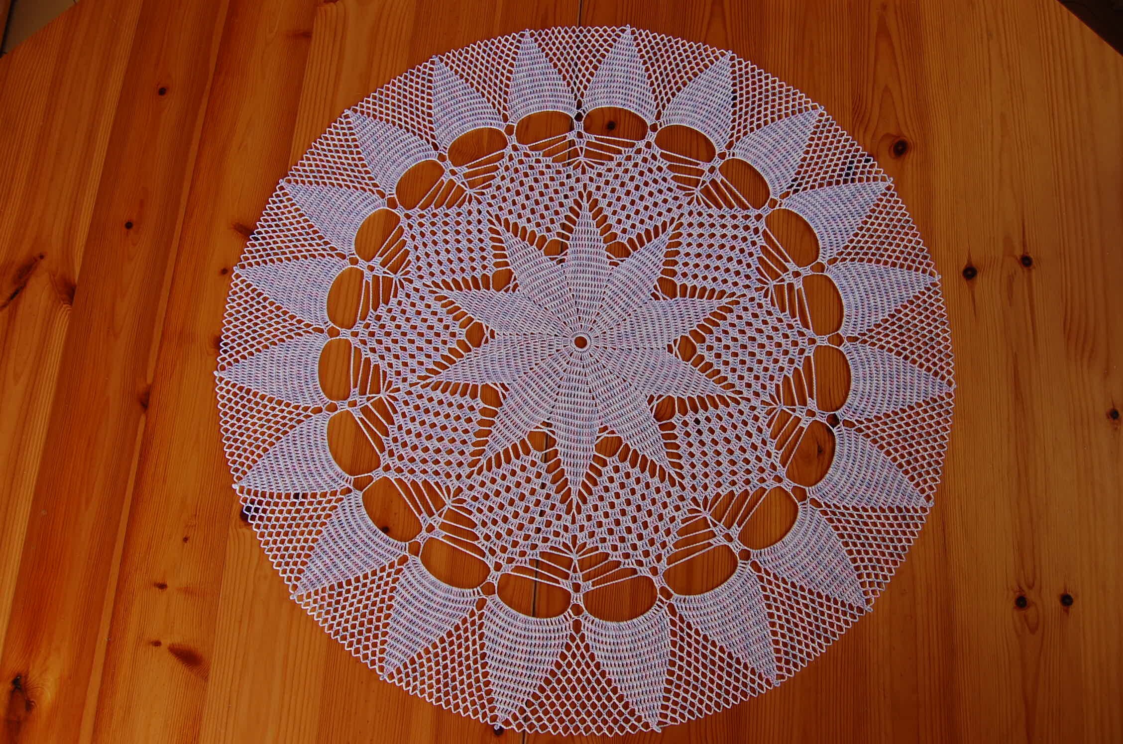 Napperon Crocheté Main de 64 cm Diamètre