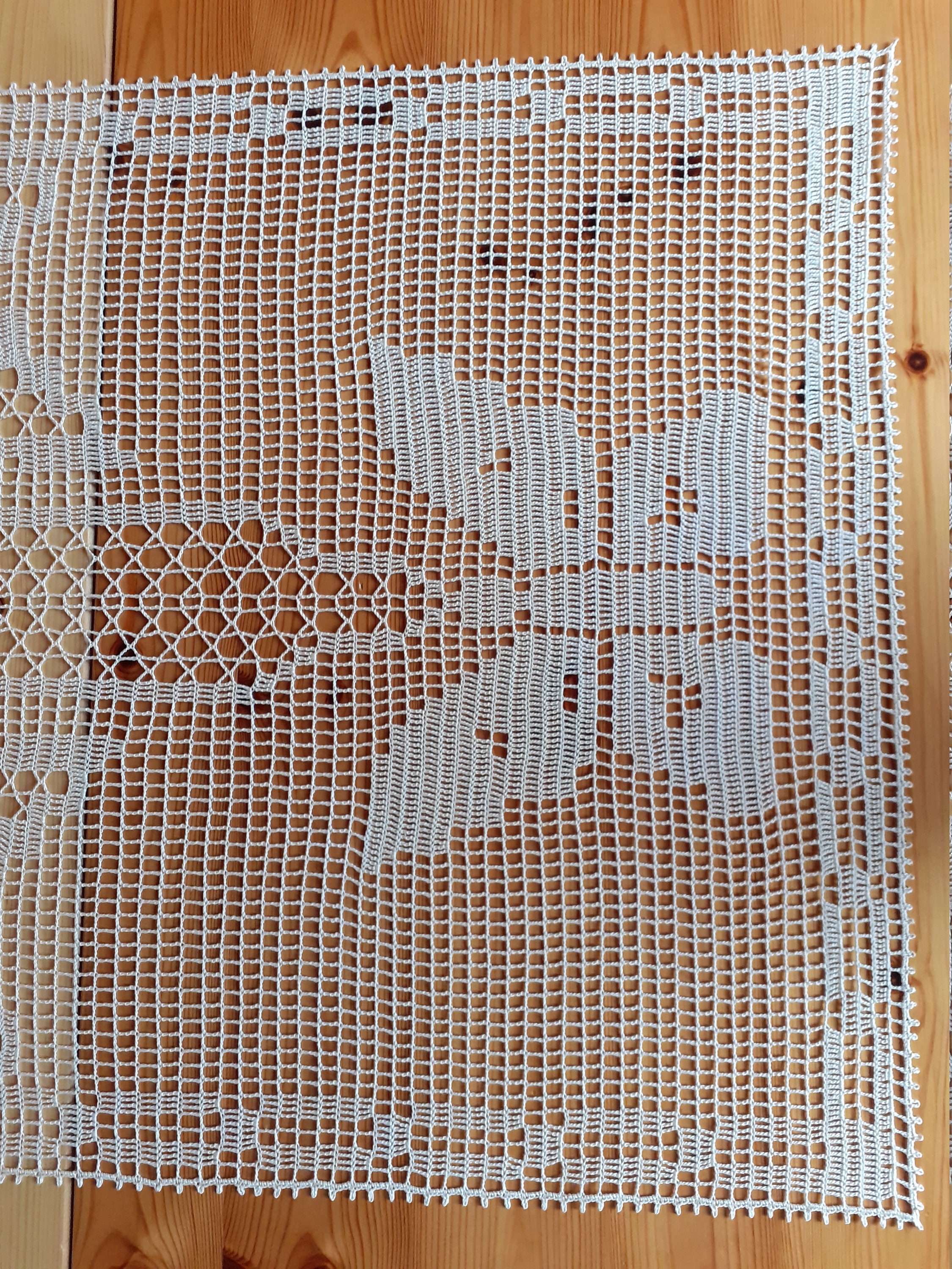 Tapisserie Brodée Main Motif Oiseaux - 16,5x12 Pouces - Coton 100% - Occasion