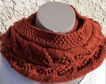 Tricot Echarpe Feuille Etsy Tricot Echarpe Feuille Etsy