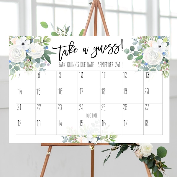 Baby Due Date Pool - Etsy