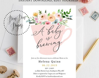 Afternoon Tea Invite Etsy
