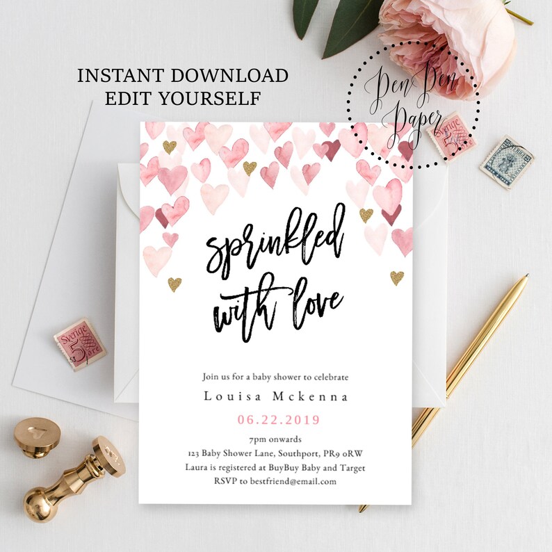 Love Heart Thank You Note Printable Thank You Note Valentine Bridal Love Heart Thank You Note Printable Thank You Note Valentine Bridal