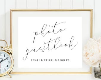 Photo Guestbook Printable. Photo Guestbook Sign. Printable Photo Guestbook. Photo Guest Book Sign. Photo Guest Book Printable ppan