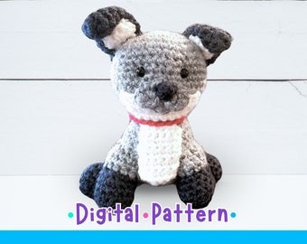 Dog Crochet Pattern, Puppy Crochet Pattern, Amigurumi Cute Puppy, Crochet Dog Pattern, Amigurumi Puppy Pattern, Crochet Gift for Dog Lovers