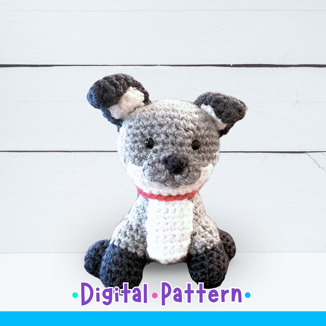 Dog Crochet Pattern, Puppy Crochet Pattern, Amigurumi Cute Puppy - Main Image