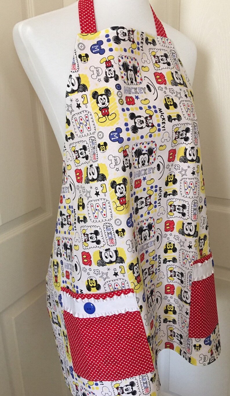 mickey mouse apron set