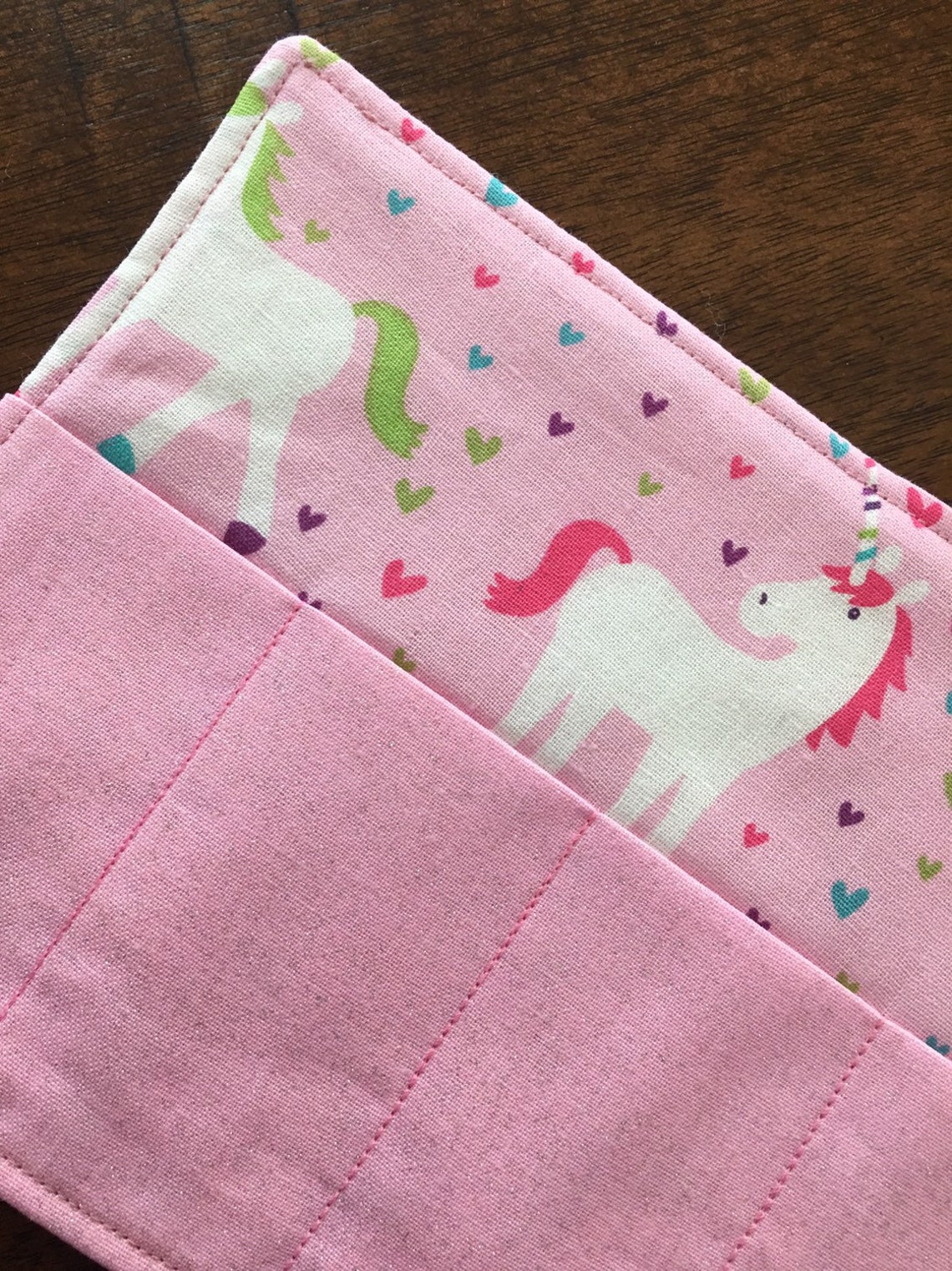 Unicorn Roll-up Crayon Case Crayon Storage Unicorn Fabric - Etsy