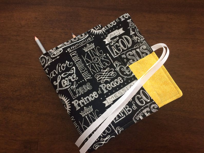 Inspirational Colored Pencil Holder Rollup Pencil Case Art Etsy