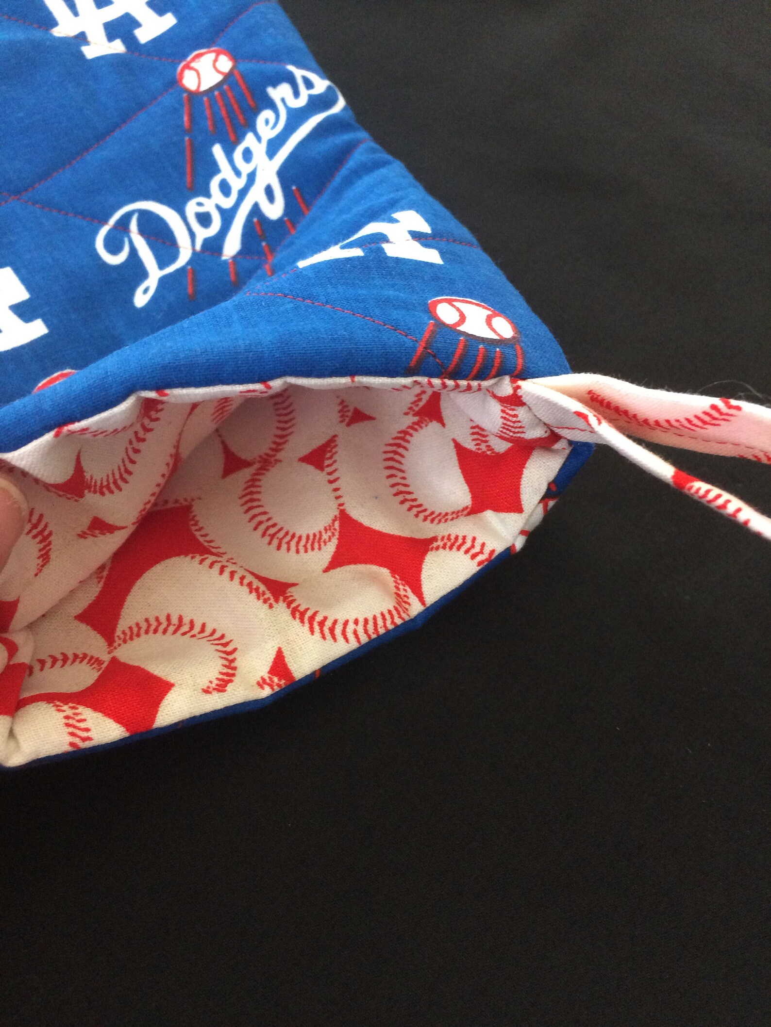 Los Angeles Dodgers Oven Mitt Dodgers Fabric Dodgers Home Etsy
