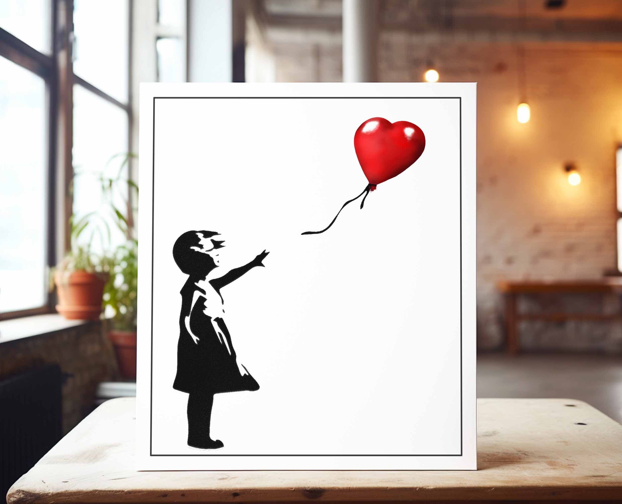 Balloon girl poster