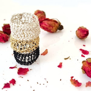 Large Statement Ring, Wide Band Ring, Cigar Band Ring, Mesh Ring, Big Rings, Unique Gold Ring, Statement Rings, Chunky Rings, Big Rings