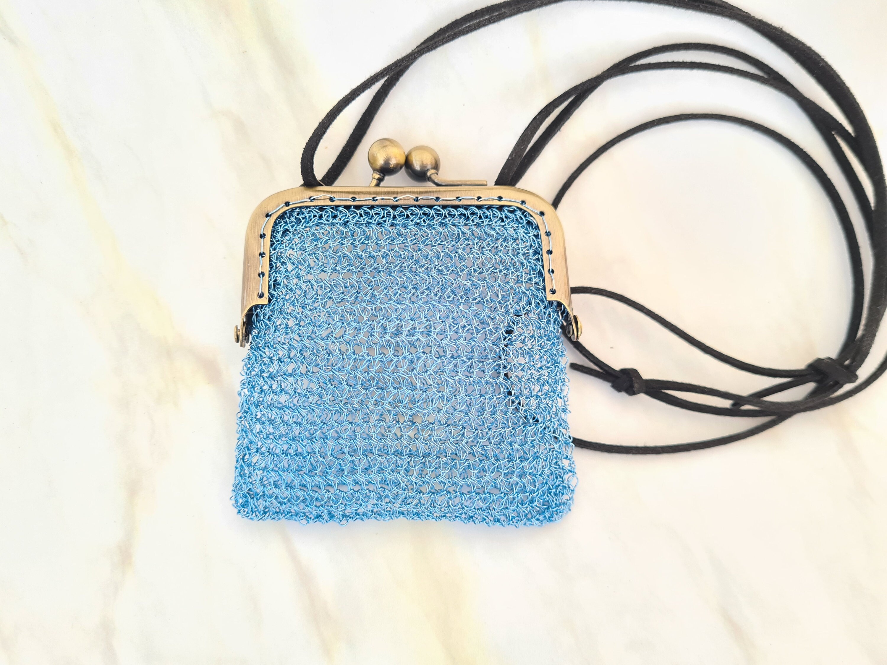 Simple Rectangular Purse Rectangular Base Clasp Purse Tutorial, Classic Coin Purse Wire Crochet ...