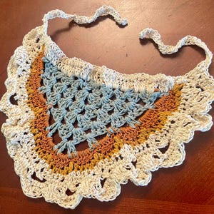Southern Boho Crochet Bandana, Ready To Order