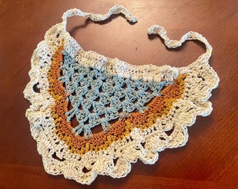 Southern Boho Crochet Bandana, Ready To Order