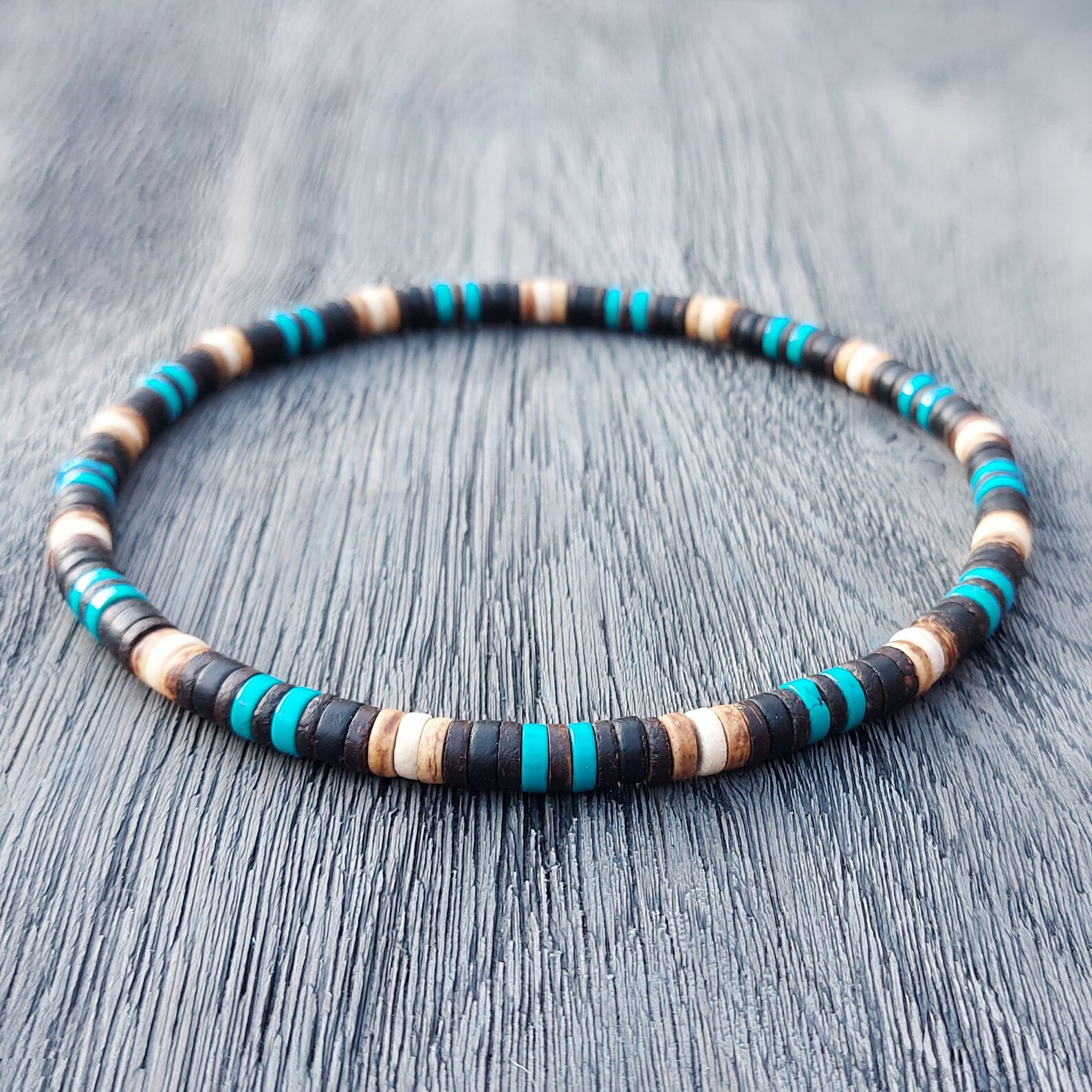 Magnifique Collier style surfeur/surf homme/men