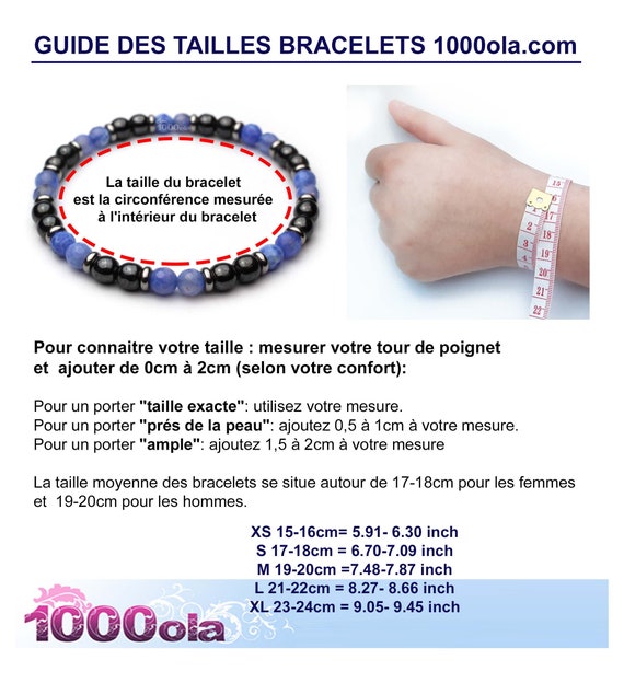 Bracelet à breloques en pierre naturelle verte pour homme, perles  porte-bonheur cylindriques, bijoux