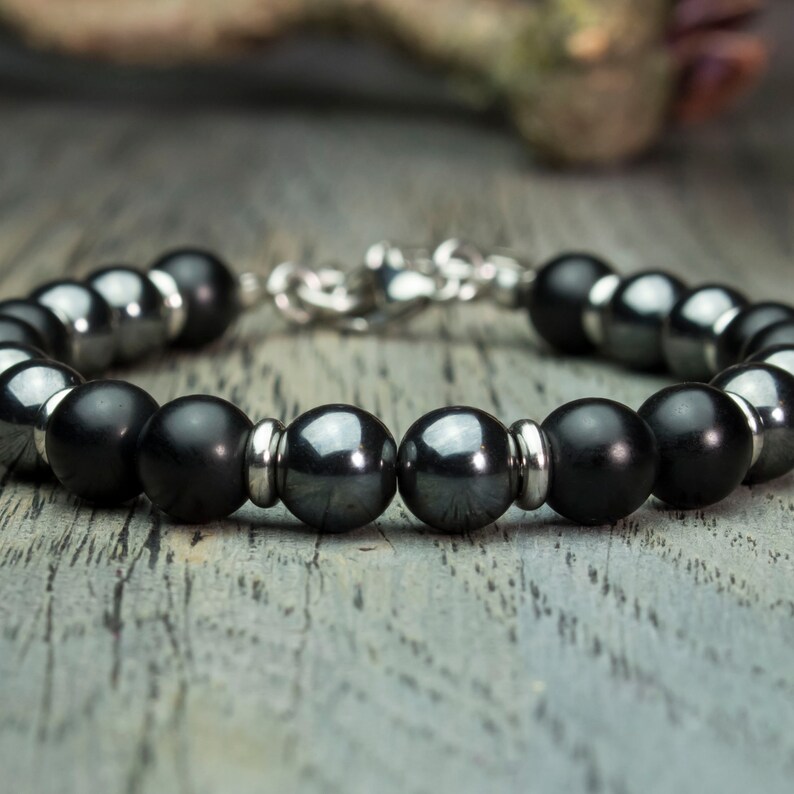 Lot De 23 Perles En Agate Noire Mate 8mm - Pour Création De Bijoux - Neuf