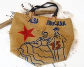 Sac cabas en toile de jute recyclée, taille XXL, Cabas grande taille en toile de jute par Pleasant Home