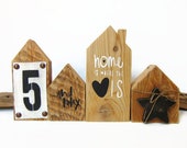 Houses made of wood to install maisonnetttes by Pleasant Home shaped wooden Scandinavian decoration