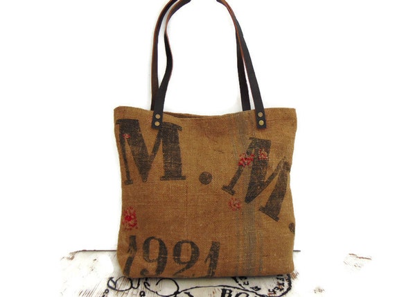 Sac la poste toile de jute sales