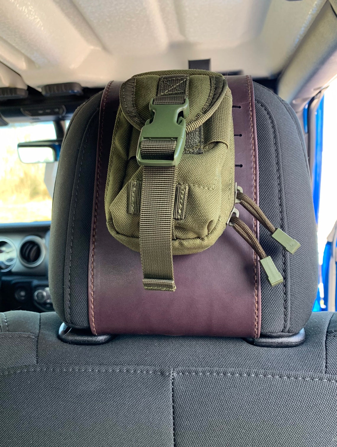 Leather MOLLE Headrest Cover for Jeep Wrangler JL & Gladiator Etsy