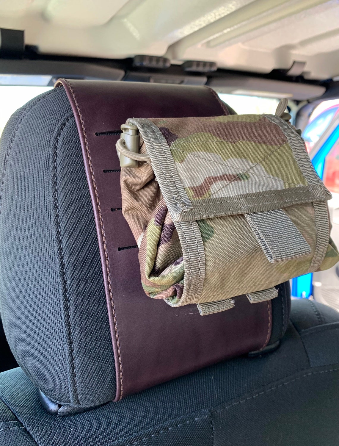 Leather MOLLE Headrest Cover for Jeep Wrangler JL & Gladiator Etsy