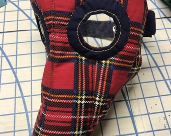 Plaid Plague Doctor Mask